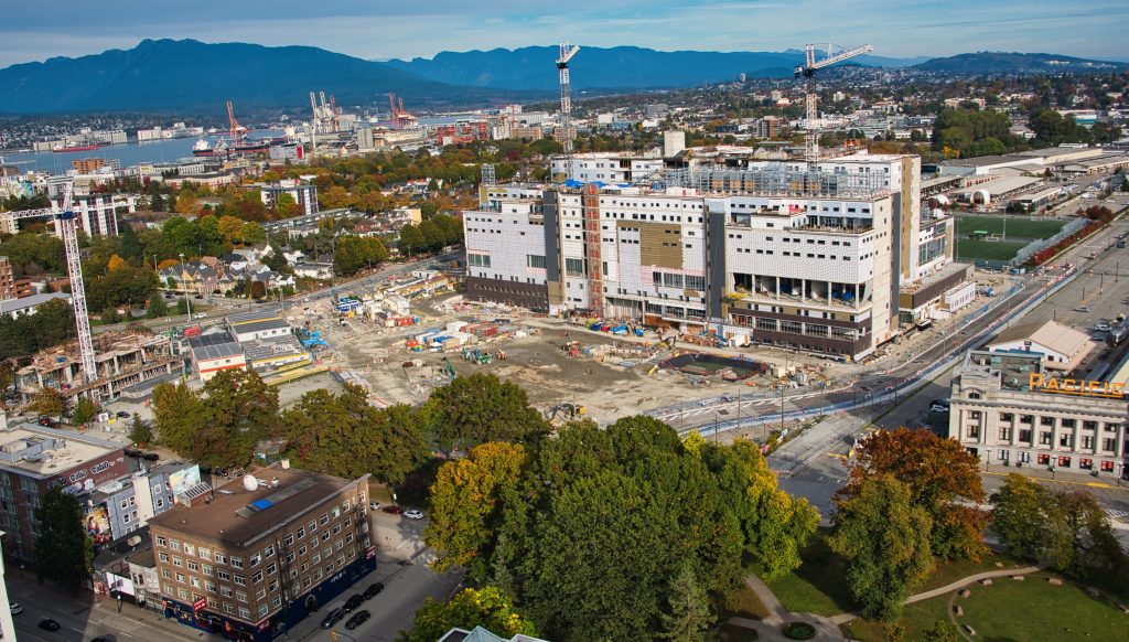 New St. Paul's Hospital progress October 2024