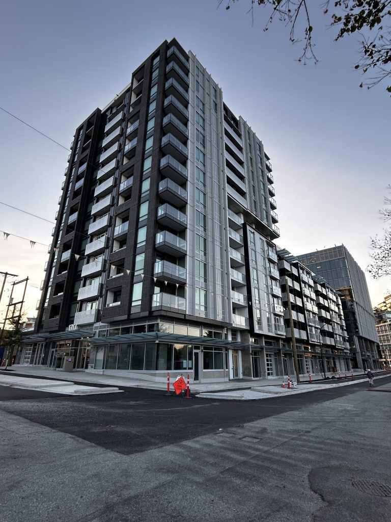Archetype Building, and new Bike Path in False Creek Flats